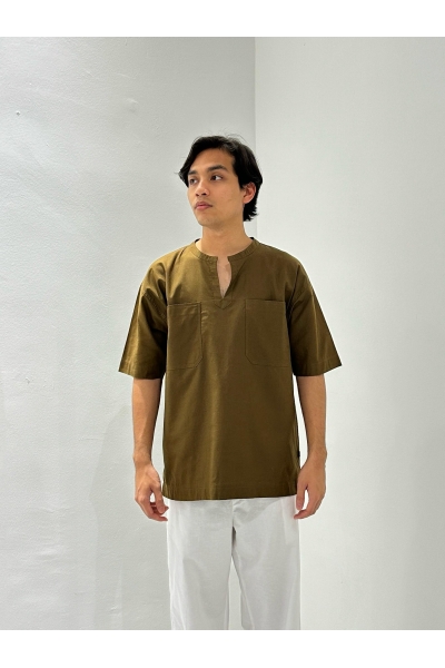 Kurta Short Sleeve Gargas, Wood Brown